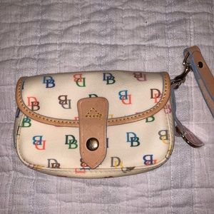 Dooney and Bourke rainbow wristlet